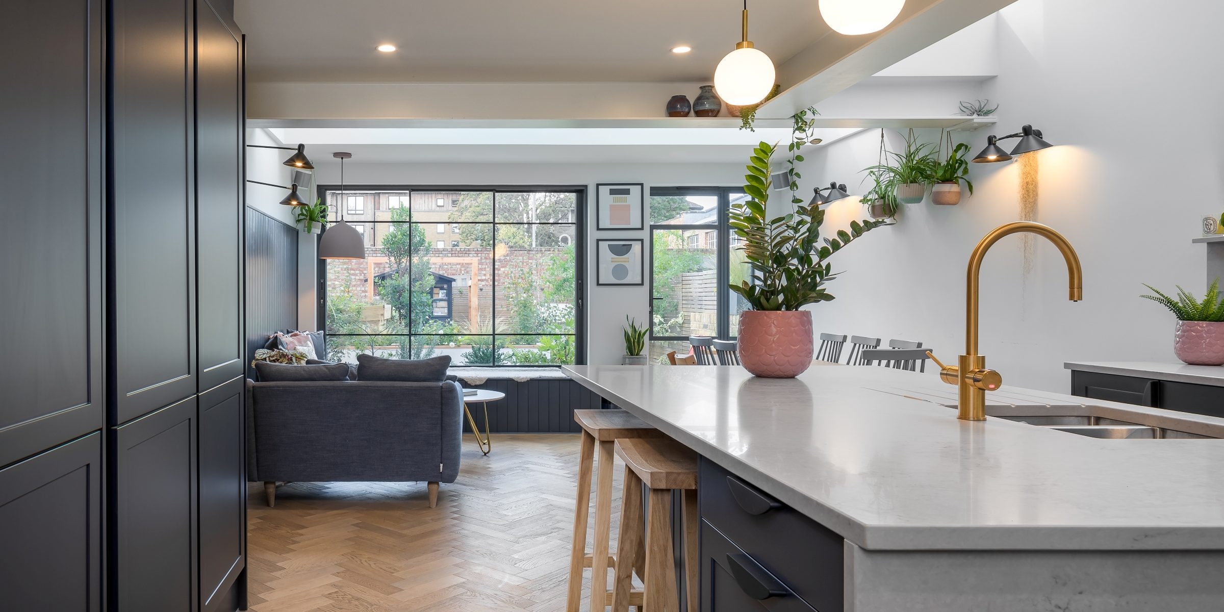 family kitchen in wimbledon