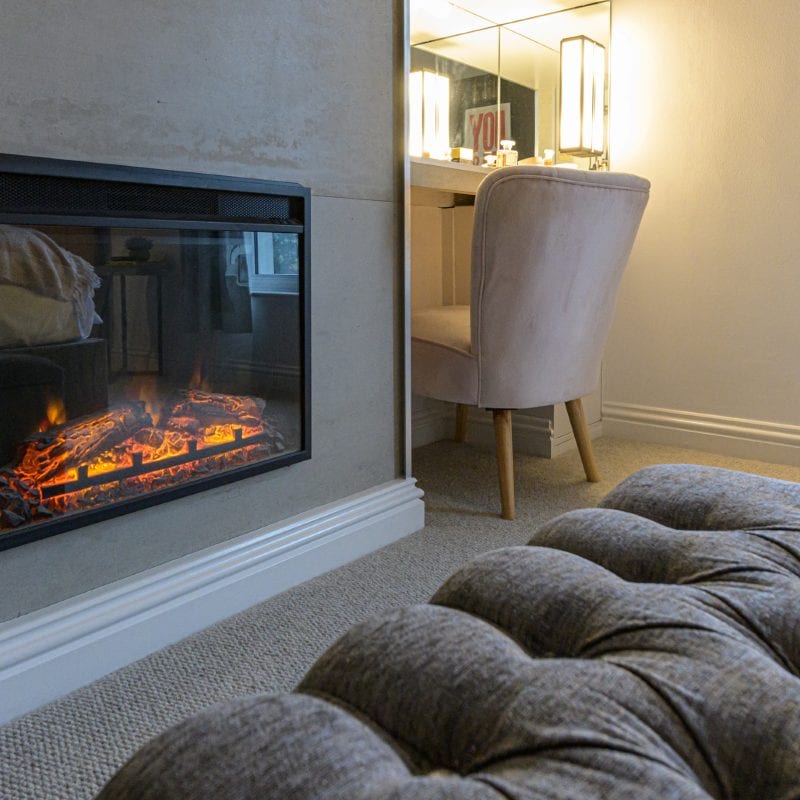concreate in bedroom design
