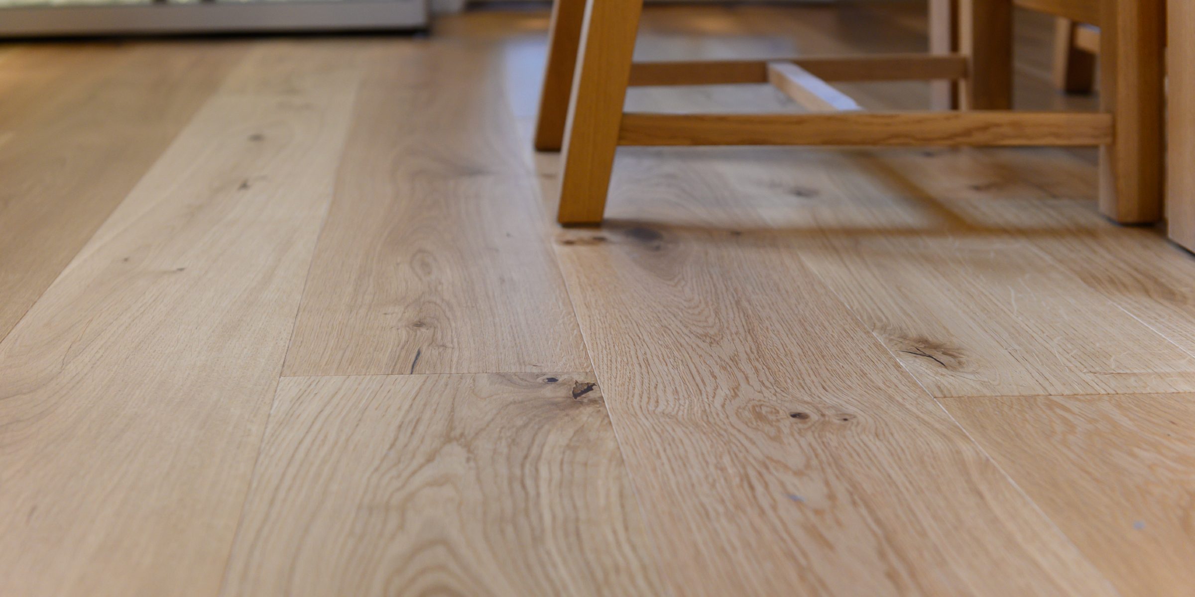 close up of Eiger Matt Lacquered wood floors