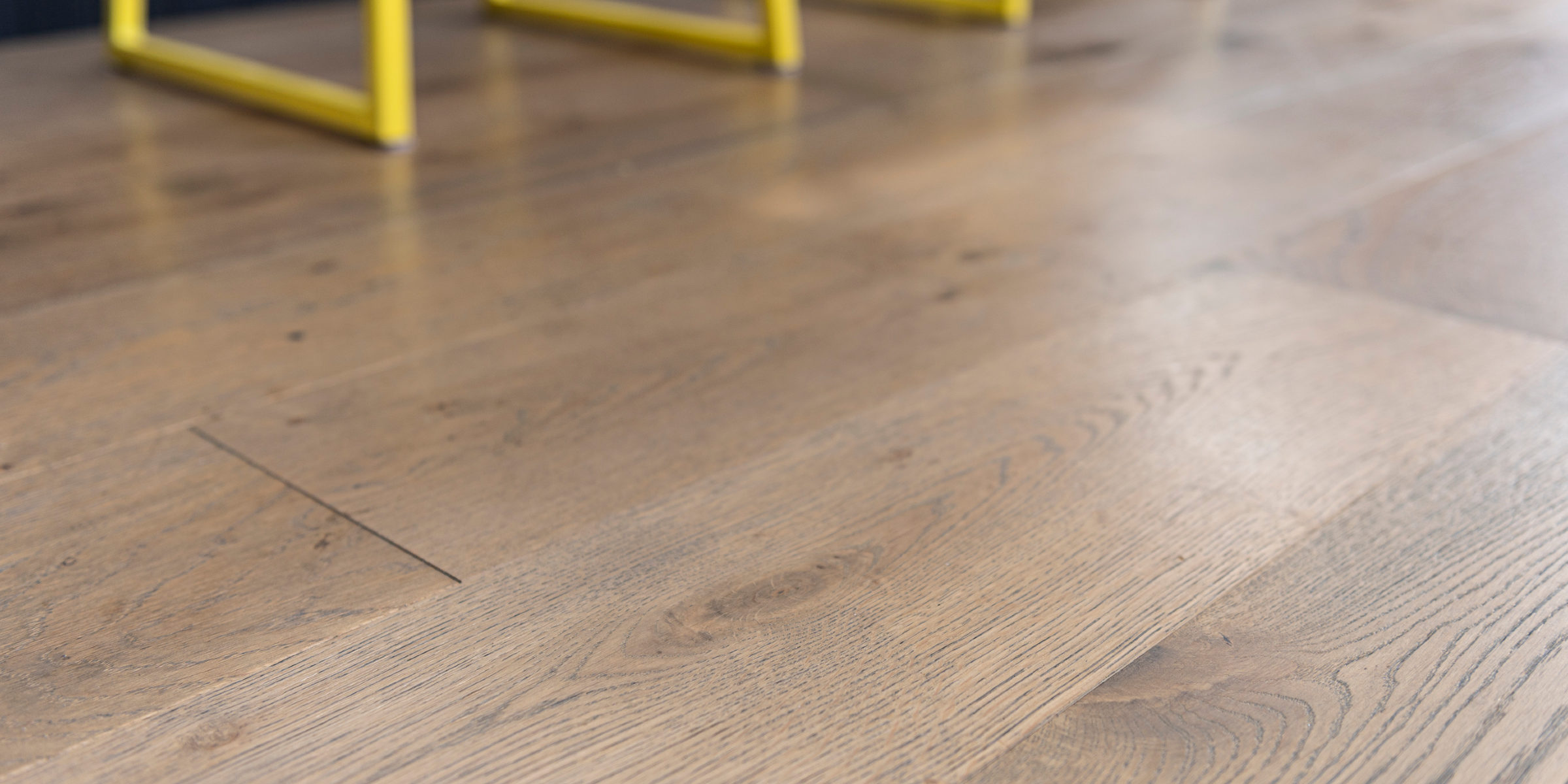 close up of deco frozen umber wood floors